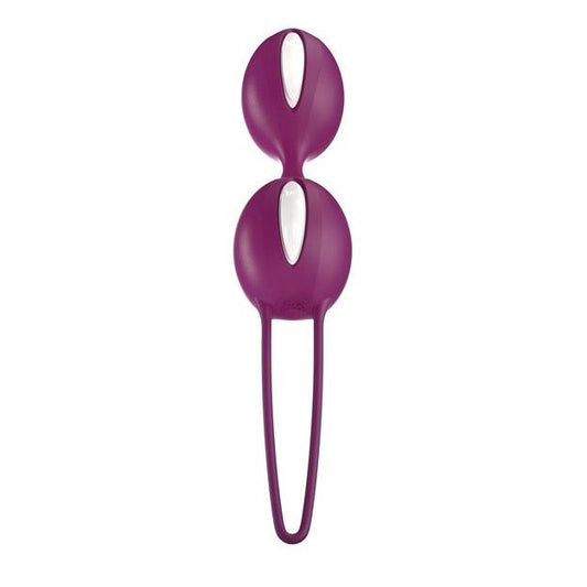 Fun Factory Smartballs Duo Kegel Balls - White/Grape