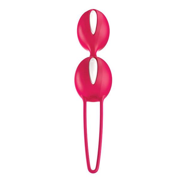 Fun Factory Smartballs Duo Kegel Balls - White/Grape