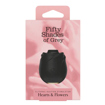 Fifty Shades Black Rose Clitoral Suction Stimulator 2.0