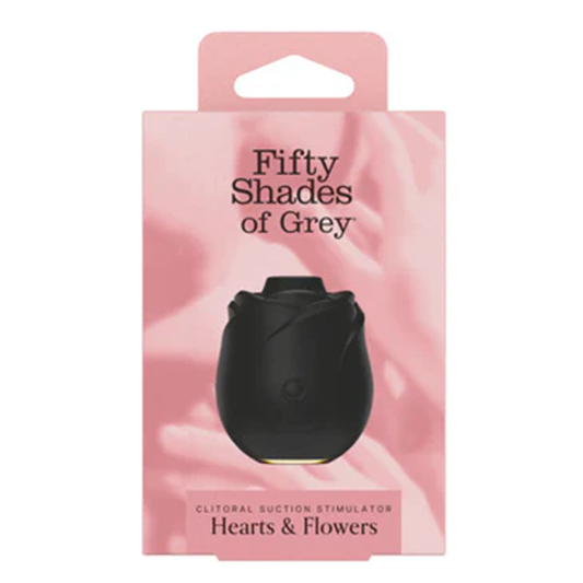 Fifty Shades Black Rose Clitoral Suction Stimulator 2.0