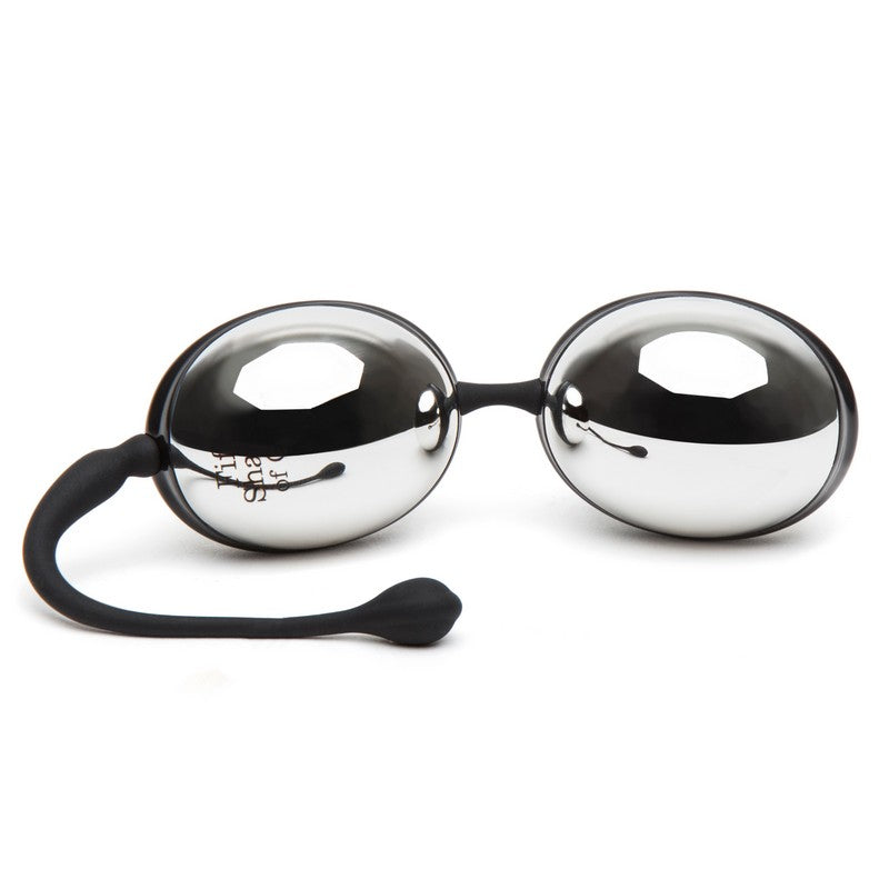 Fifty Shades Inner Goddess Jiggle Balls – Silver Weighted Kegel Balls