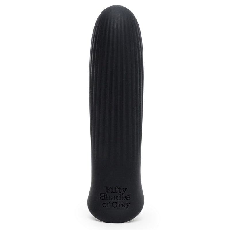 Fifty Shades Sensation Bullet Vibrator – Small black silicone bullet vibe 