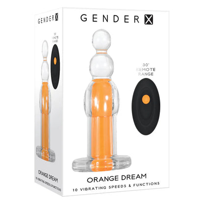 Evolved Novelties Gender-X Orange Dream Vibrating Plug