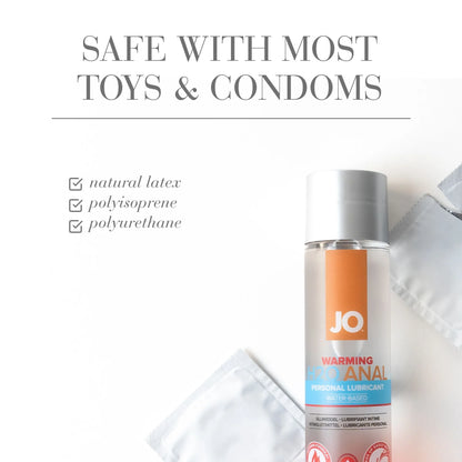 System JO H2O Anal Warming Lubricant - 2 oz