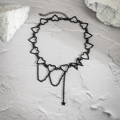 Black Heart Necklace