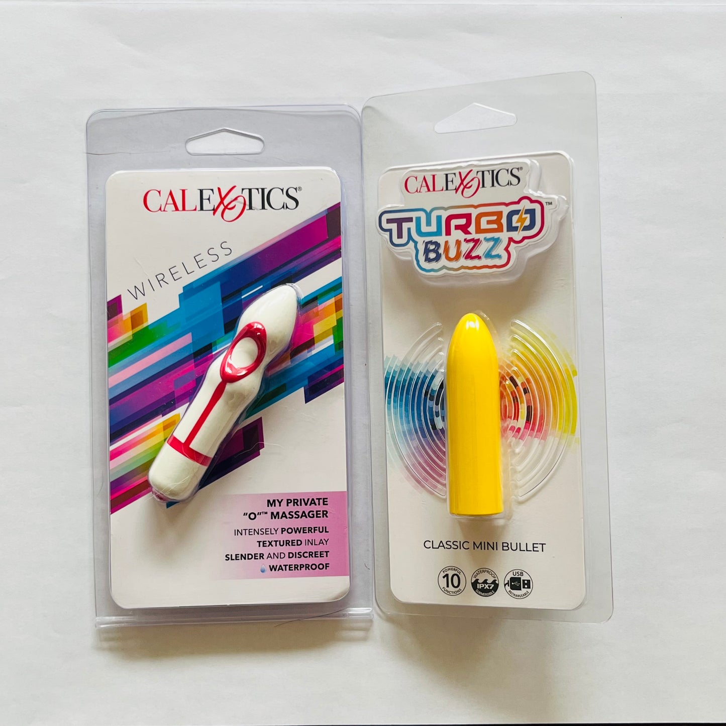 Bundle:CalExotics My Private O  & Turbo Buzz Classic Mini Bullet Yellow