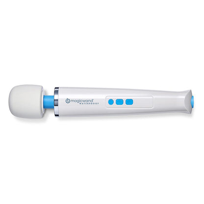 Magic Wand Waterproof Rechargeable Vibrator with silicone head and flexible neck – made in Japan