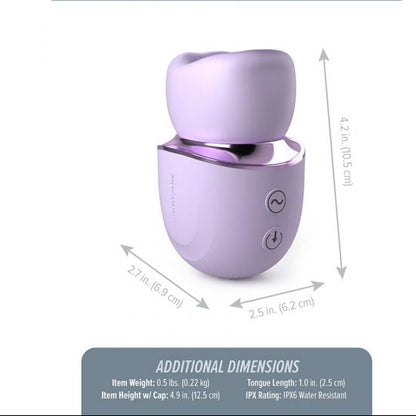 Jimmy Jane Hello Kiss Pro clitoral stimulator with kissing lips, suction, and flickering tongue