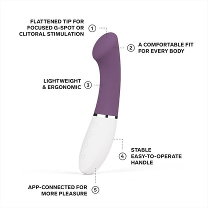 LELO GIGI 3 curved G-spot vibrator with soft silicone and app controls