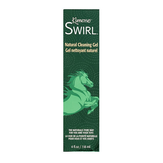 Kimono Swirl natural toy cleaning gel 4oz pH-balanced body-safe intimate cleanser botanical formula
