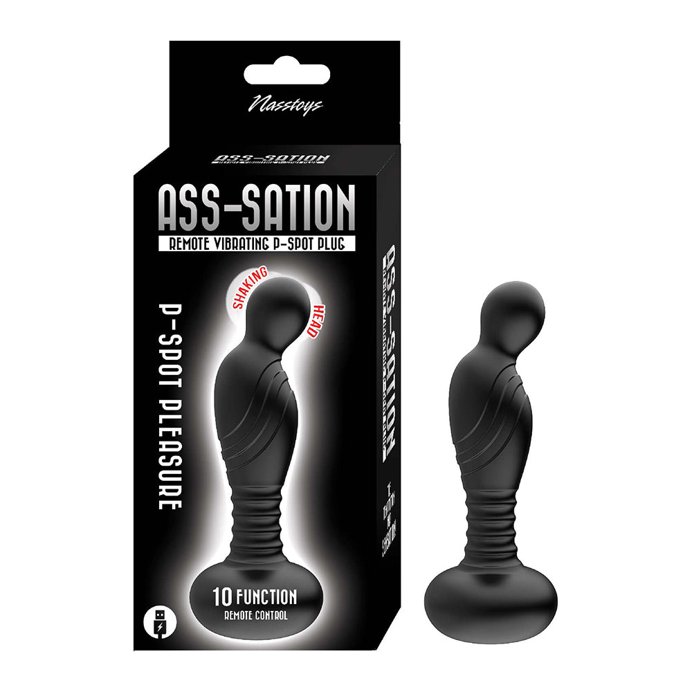 Nasstoys Ass-Sation Remote Vibrating P-Spot Plug with Remote – PurpleNight.ca
