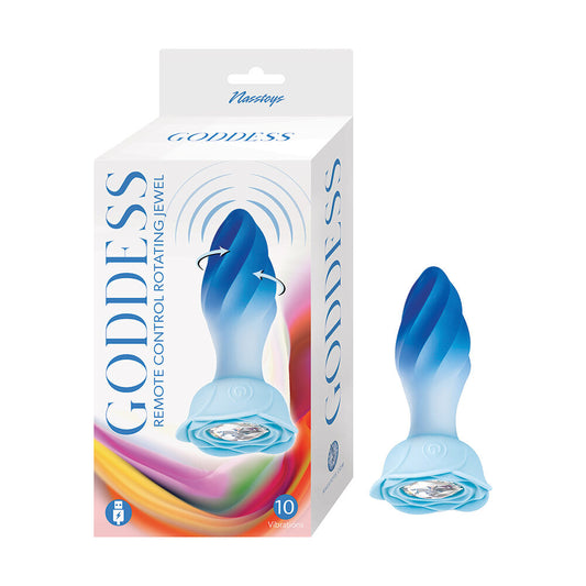 NassToys Goddess Remote Control Rotating Jewel  Plug