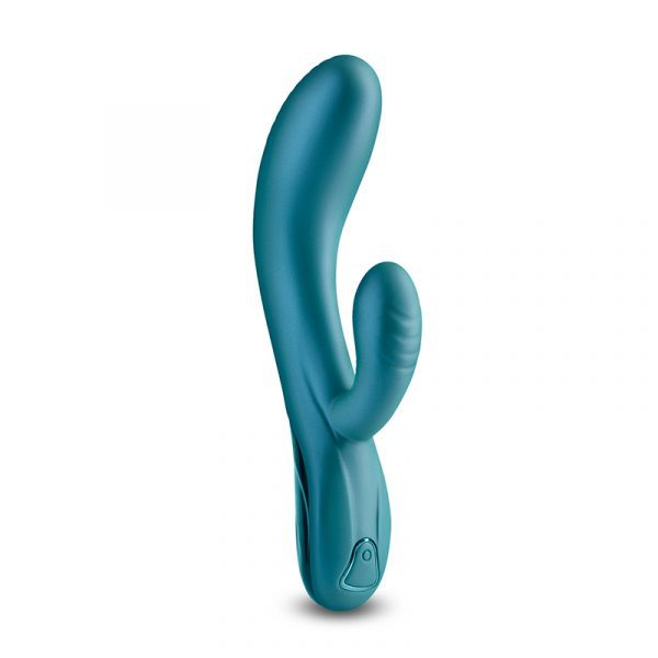 NS Novelties Royals Regent – Metallic Green Plush Silicone Luxury Vibrator