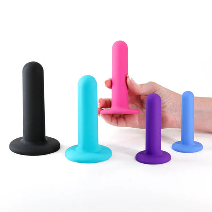  NS Novelties Colours Dilator Kit – 5 Vibrant Silicone Dilators in Assorted Sizes


