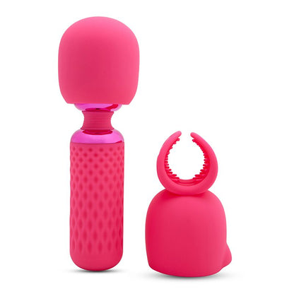 nü Sensuelle Nubii Harlow Wand – Compact Warming Vibrator with Flexible Head and Multi-Use Attachment