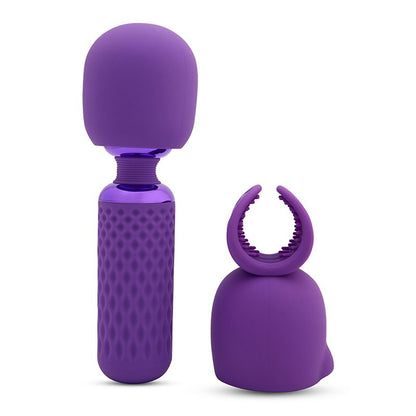 nü Sensuelle Nubii Harlow Wand – Compact Warming Vibrator with Flexible Head and Multi-Use Attachment