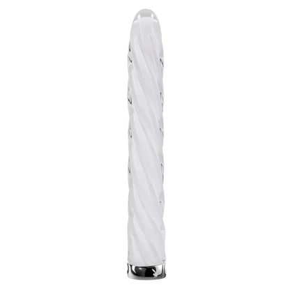 Playboy In A Twist Glass Vibrator