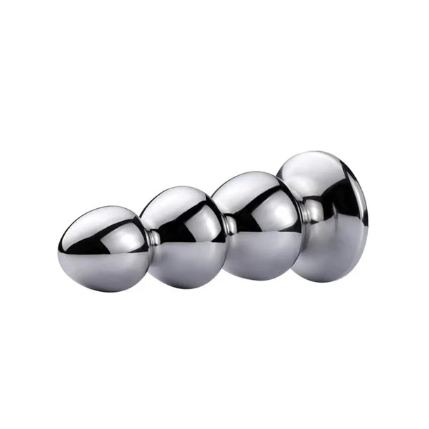 Extreme Anal Triple Bead | XL Stainless Steel Plug