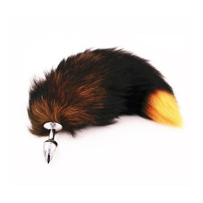 Real Fox Tail Plug - Small Stainless Steel
