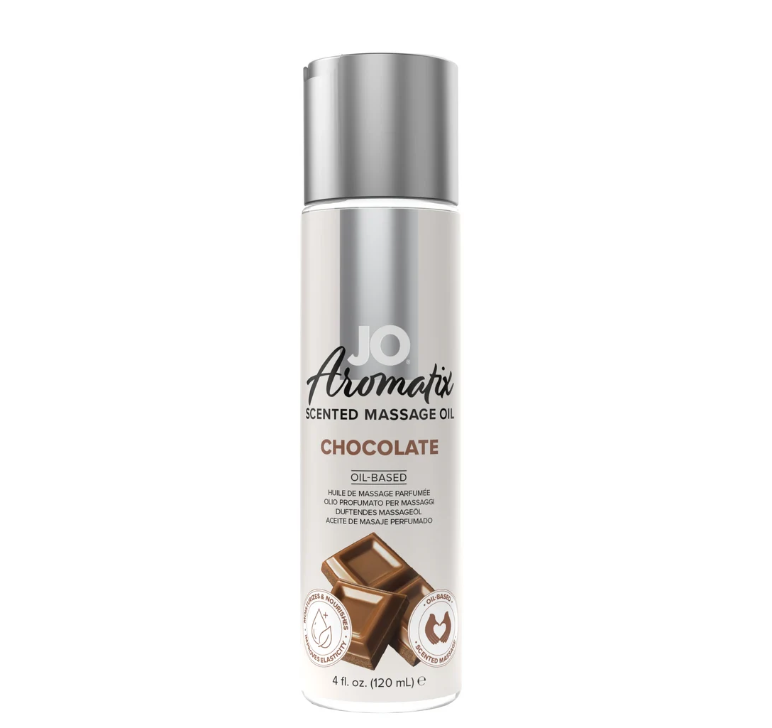 System JO Aromatix Chocolate Scented Massage Oil - 2 Bottles（2 * 2 oz）