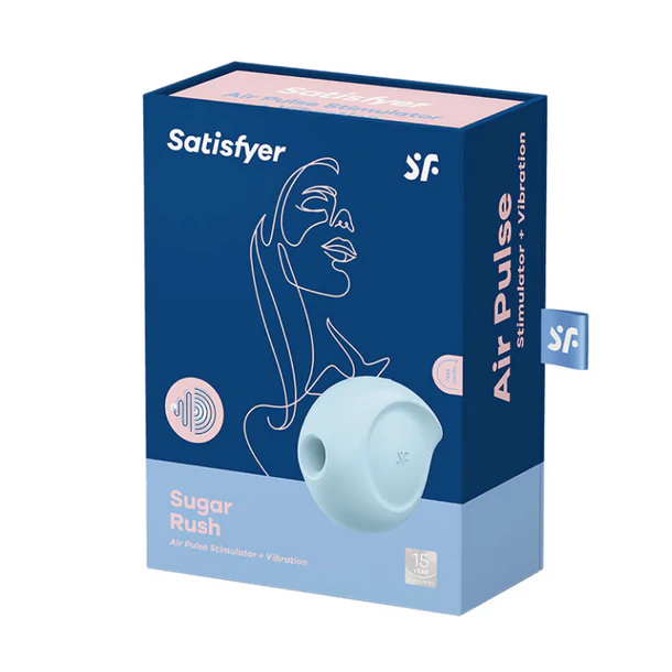 Satisfyer Sugar Rush air pulse and vibration clitoral stimulator waterproof silicone rechargeable vibrator