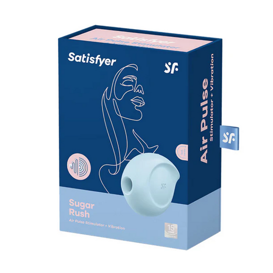 Satisfyer Sugar Rush air pulse and vibration clitoral stimulator waterproof silicone rechargeable vibrator