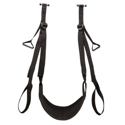 CalExotics Nocturnal Collection Sex Swing – Over-the-Door Adjustable Swing for Couples with Padded Seat and Foot Straps