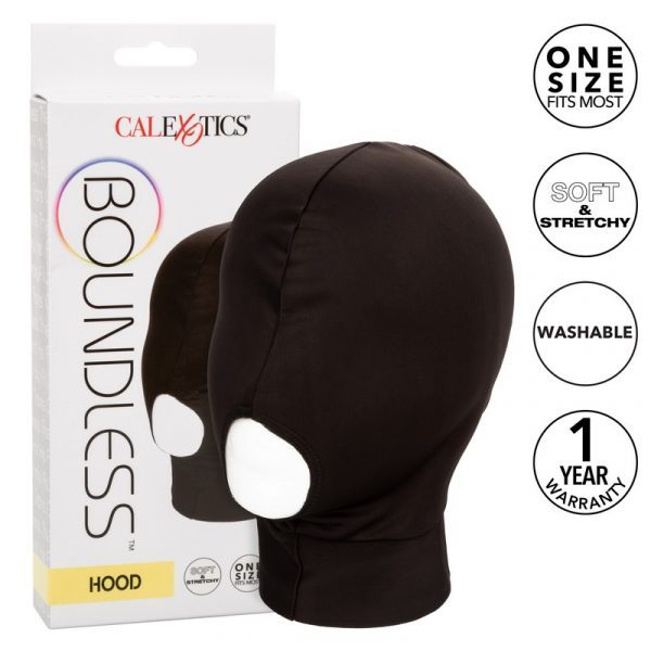 Boundless Hood BDSM mask sensory play couples bondage sight restriction
