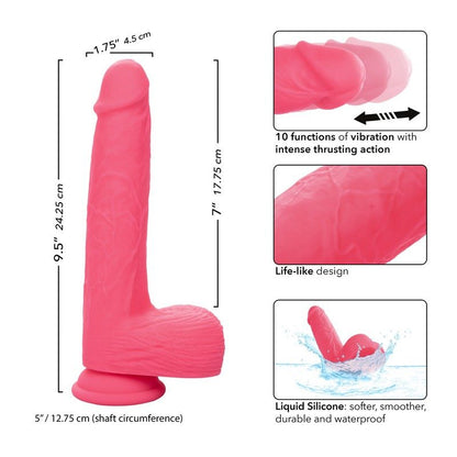 CalExotics Rechargeable Rumbling & Thrusting Silicone Studs