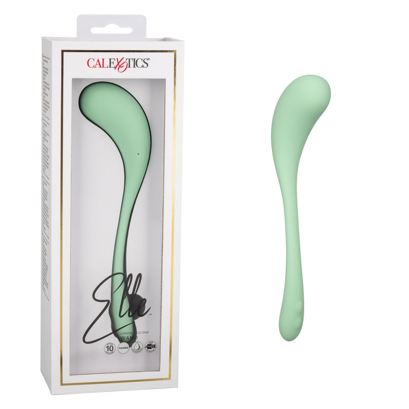 CalExotics Elle Liquid Silicone Wand Vibrator – Flexible Silicone Wand with Tip Vibration | PurpleNight.ca