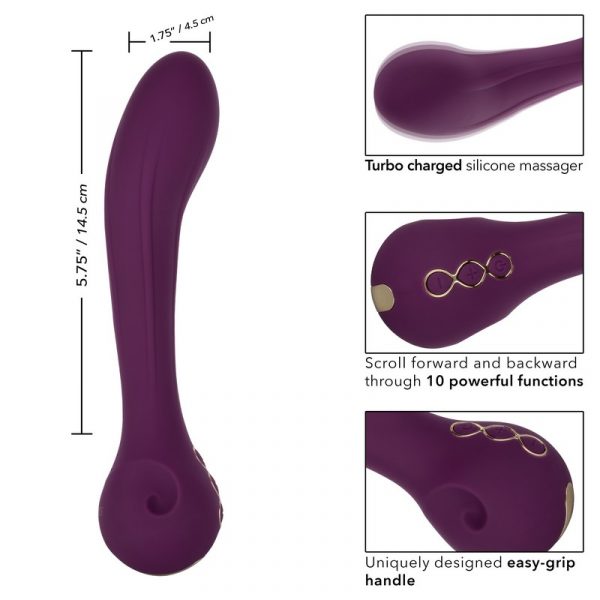CalExotics Obsession Passion G-Spot Vibrator – Textured Pink Silicone