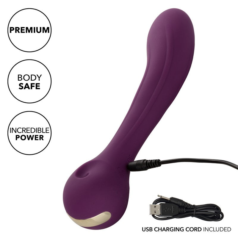 CalExotics Obsession Passion G-Spot Vibrator – Textured Pink Silicone