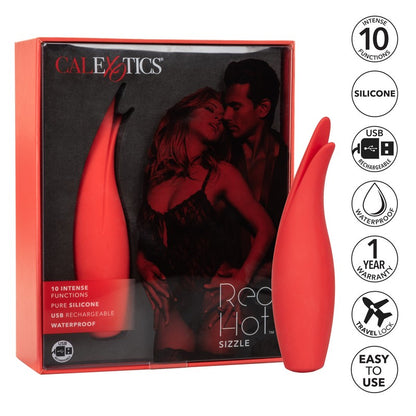USB Rechargeable Red Hot™ Sizzle Massager by CalExotics