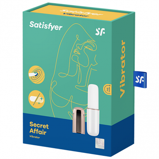Satisfyer Secret Affair closed with cap – looks like lipstick