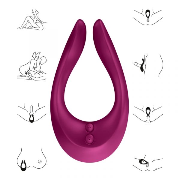 Satisfyer Endless Joy – Versatile Couples Vibrator with 3 Motors