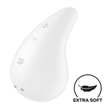 Satisfyer Dew Drop Lay-On Vibrator – Double Silicone Clitoral Stimulator