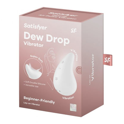 Satisfyer Dew Drop Lay-On Vibrator – Double Silicone Clitoral Stimulator