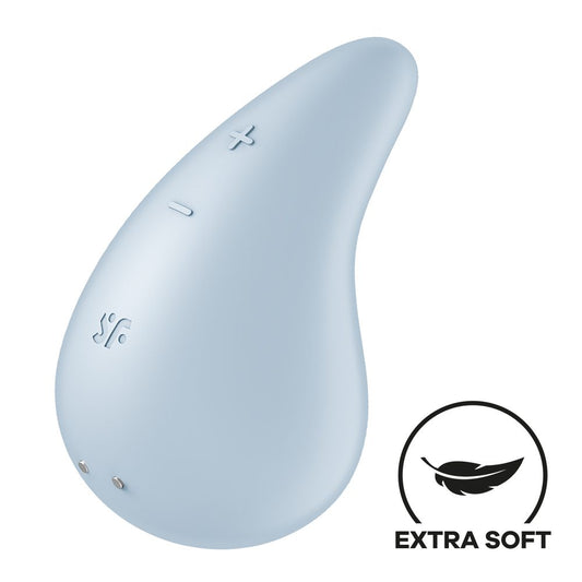 Satisfyer Dew Drop Lay-On Vibrator – Double Silicone Clitoral Stimulator