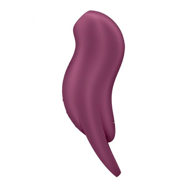 Satisfyer Pocket Pro 1 – Mint travel-sized air pulse and vibration clitoral stimulator with ergonomic ring handle