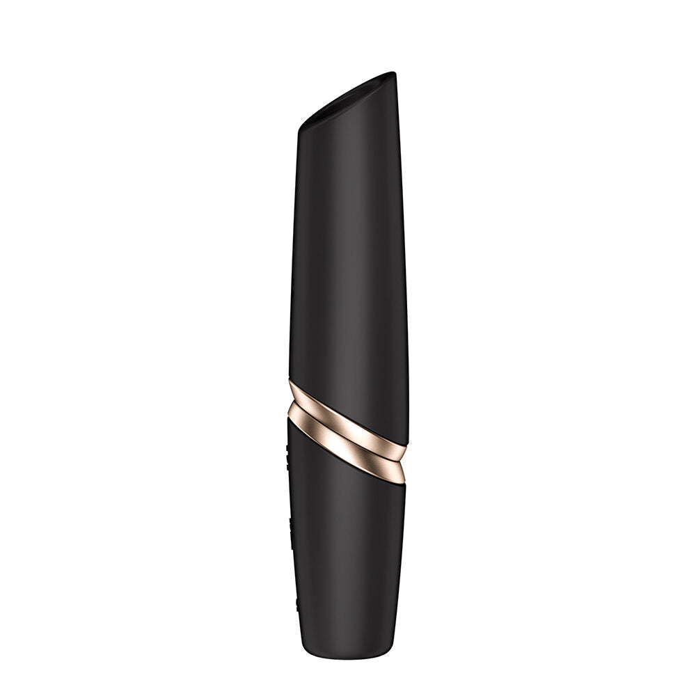 Satisfyer Perfect Kiss compact air pulse clitoral stimulator with silicone body
