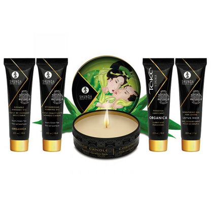Shunga Geisha’s Secrets Organica Kit – Exotic Green Tea Travel Set