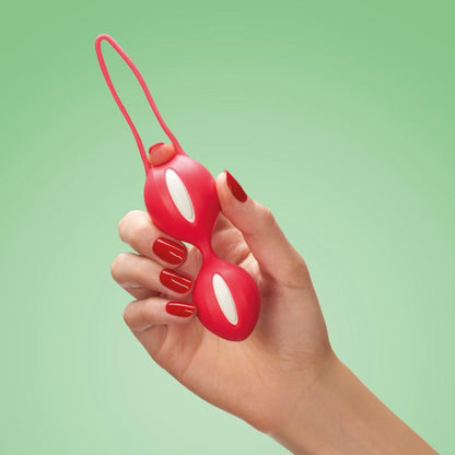 Fun Factory Smartballs Duo Kegel Balls - White/Grape