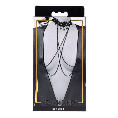 Sportsheets Collar with Nipple Ties