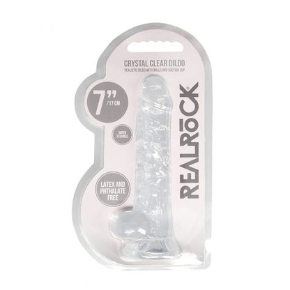 Shots RealRock 7″ Realistic Dildo with Balls