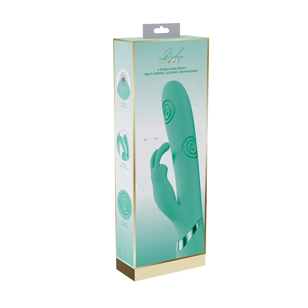 Shots VIVE Mimi Triple Motor G-Spot Tapping Vibrator – silicone vibe with clitoral arm and climax mode button