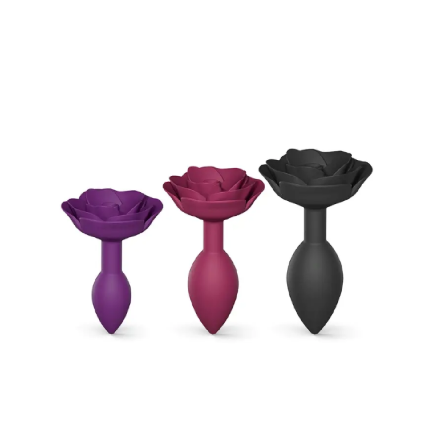 Love to Love Open Roses Silicone Butt Plug