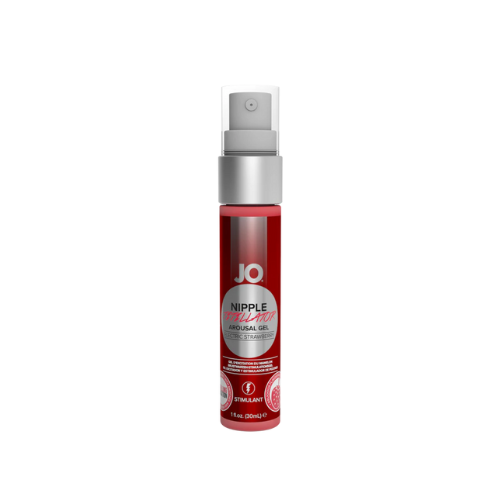 System JO Nipple Titillator Electric Strawberry Arousal Gel – 1oz