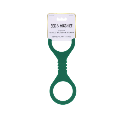 Sportsheets Indica small silicone cuffs in emerald green