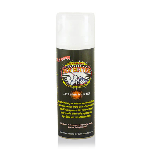 Boy Butter Warming Formula – Water-Based Personal Lubricant 5 oz