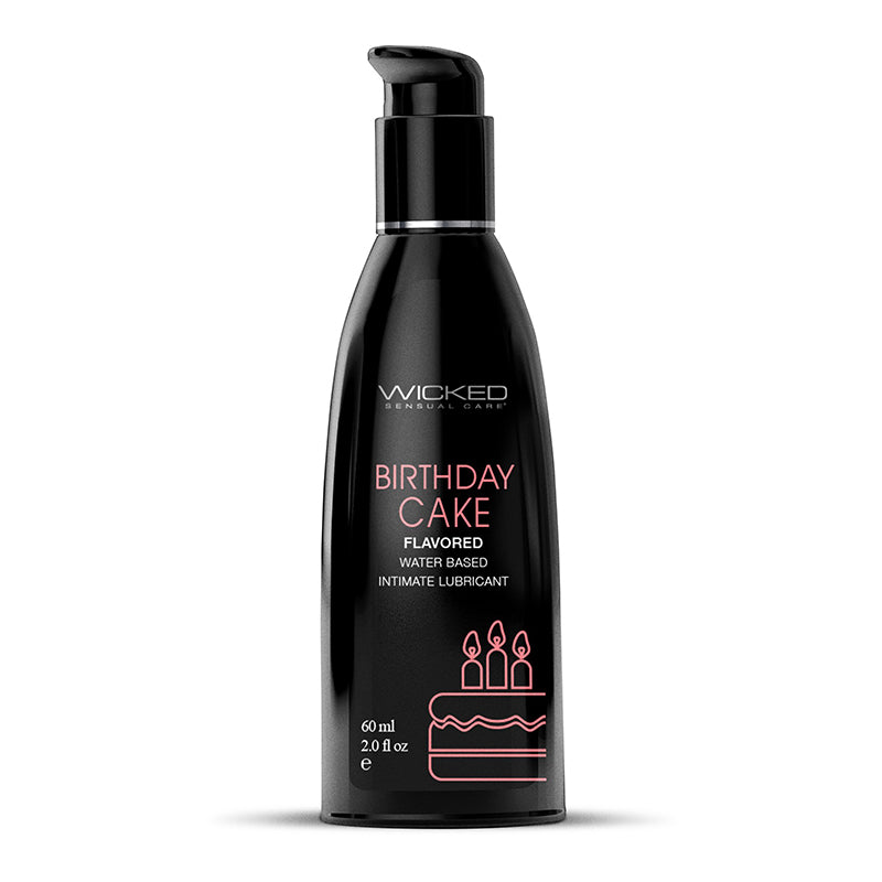 Wicked Birthday Cake Flavored Lube - 2 oz / 4 oz